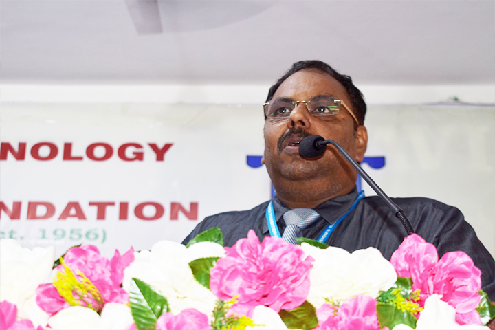 Addressing in the Freshers Day Celebration 2018 at AVIT
